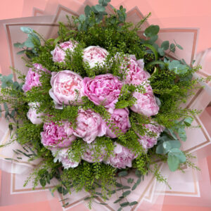 15’li Pembe Şakayık Buketi